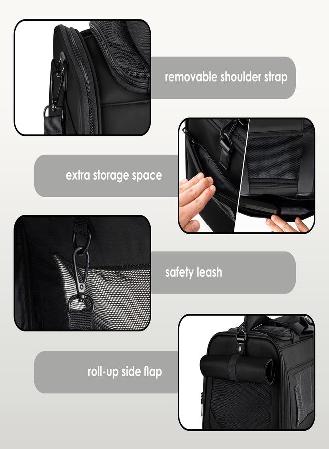 CITRUSY TSA Airline Approved PU Leather Luxury Pet Carrier - Size XS/S - for Small Dogs and Cats - Image 4